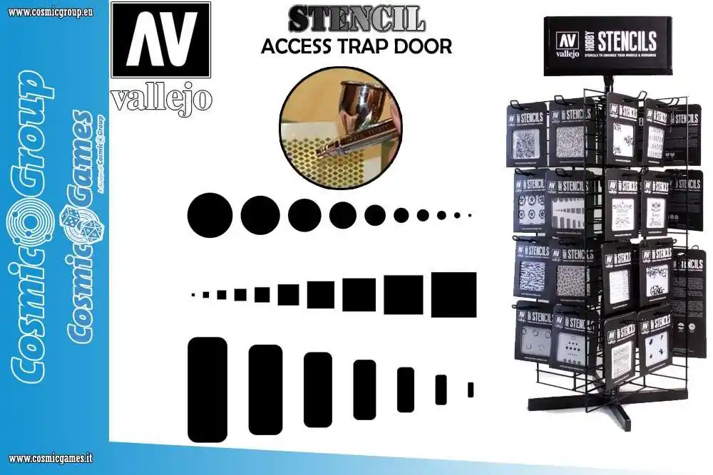 Erbjudande | Stencil Stairs 003 - Access Trap Door