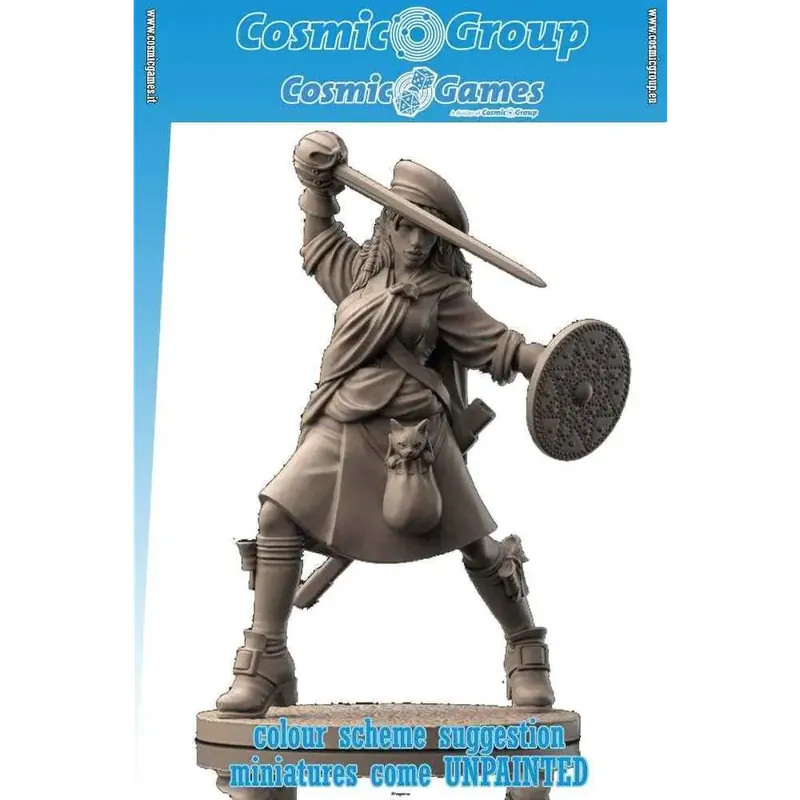 54 mm Ailsa the Highlander Resin Miniature - Rabatter