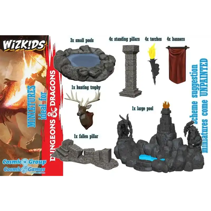 WizKids Um Pools & Pillars Set | Premium