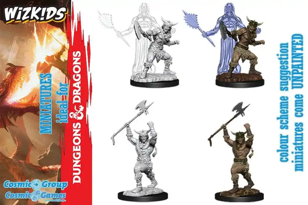 Premiumkvalitet | D&D Nolzur‘s Marvelous Miniatures Human Male Barbarian 2