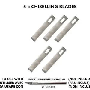 Slutrea | Chiselling Blades Set (5) for No.1 Handle