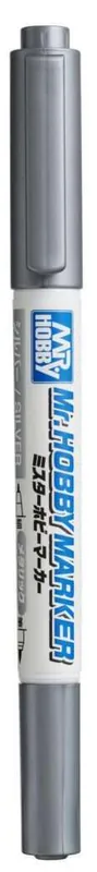 Hög kvalitet - Gundam Marker CM-02 Silver - Vattentålig Metallic Färg