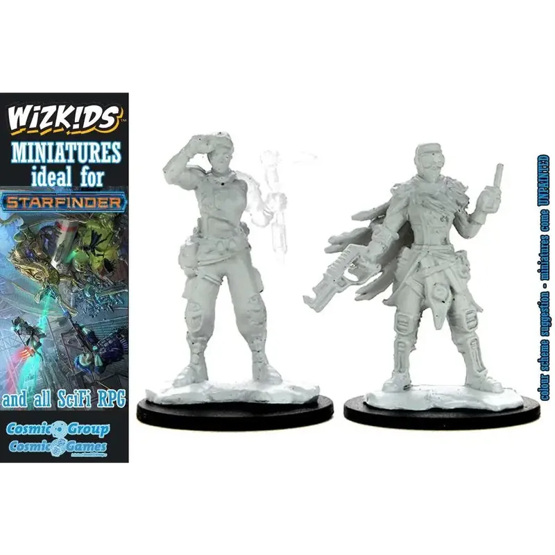 Snart slut - Starfinder Deephcuts Omålade Miniatyrer Mänsklig Mekaniker