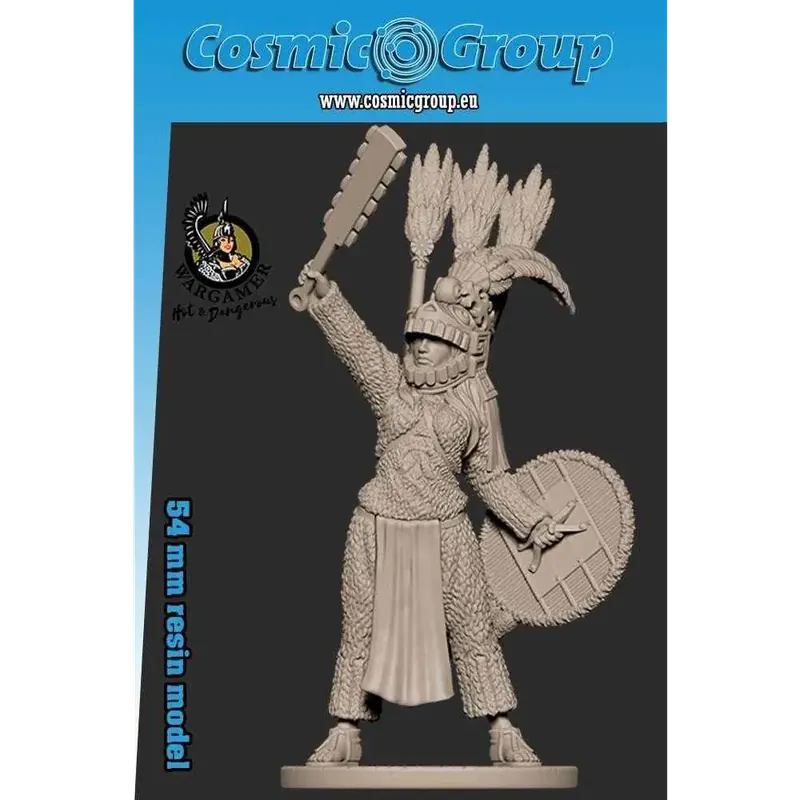 54 mm Atotoztli - Aztec Warrior Miniatyr - Gratis retur