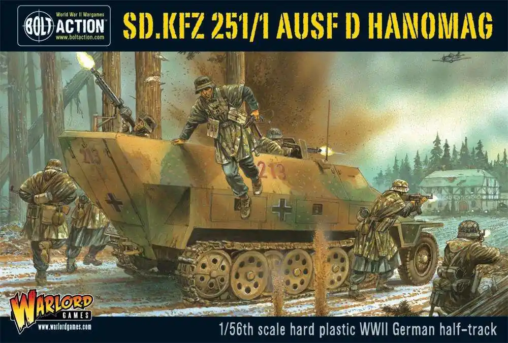 Bolt Action Sd Kfz 251/1 Ausf D Hanomag - Militärfordon i Skala - Köp direkt
