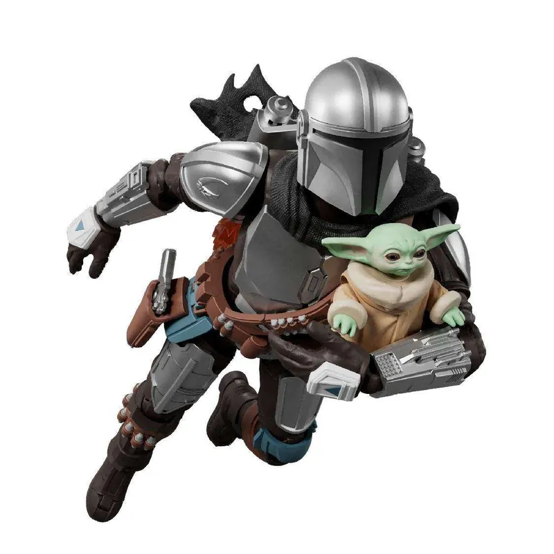 Star Wars The Mandalorian Din Djarin & Grogu Champion Class 05 modellkit | Nytt lägre pris