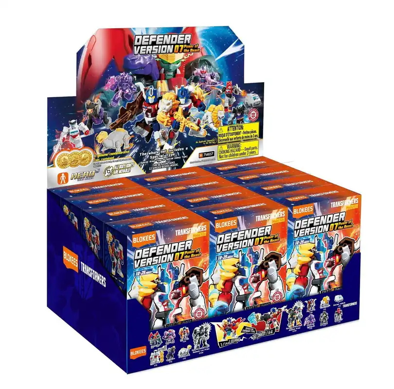 Transformers Power of the Beast Defender Version 07 modellkit blind box display (12) | Erbjudandet går snart ut