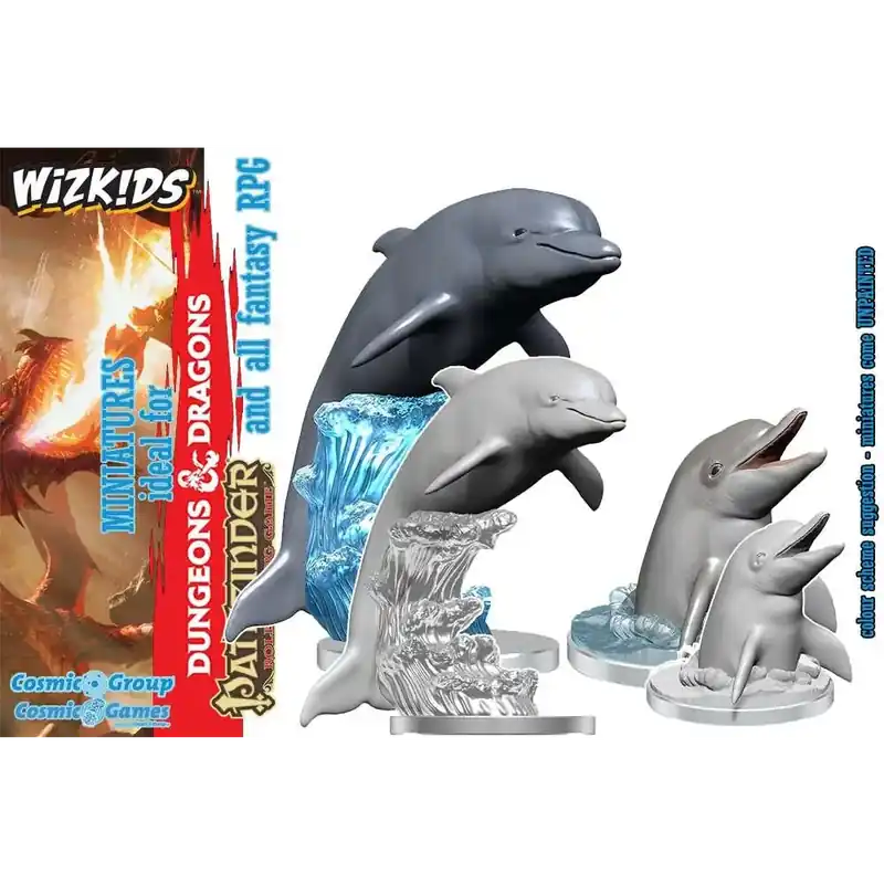 Wizkids Deepcuts Delfiner Miniatyrer | Extra rabatt