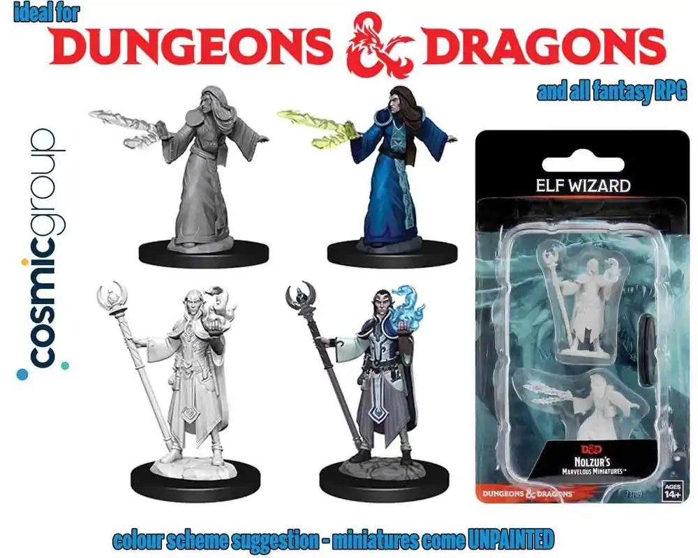 D&d Nolzur‘s Marvelous Miniatures - Elf Male Wizard 2 | Toppsäljare