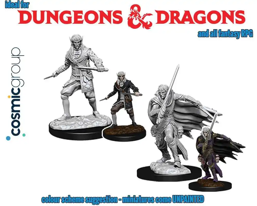 Pathfinder Deep Cut Omålade Miniatyrer - Elfman Rogue | Bästsäljare