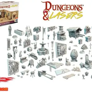 Dungeons & Laserscity Bits Miniature Bundle | Passa på