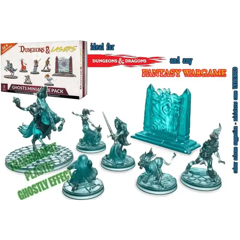 Dungeons & Lasers Spöken Miniatyrset - Topprodukt