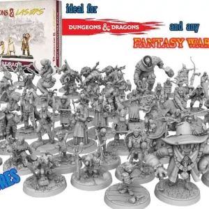 Dungeons & Lasers NPC Miniature Pack - Bästsäljare