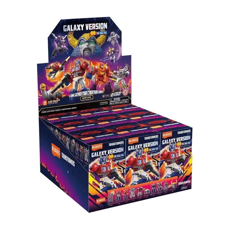 Lågt pris | BLOKEES Transformers One Shall Fall Galaxy Version 08 Blind Box Set (9) modellkit