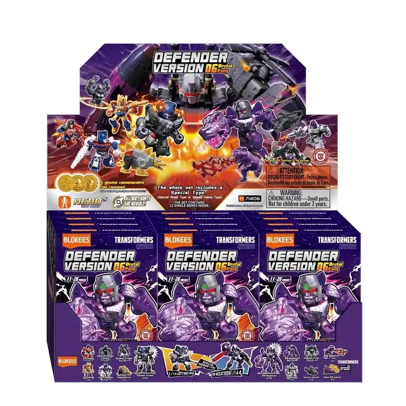 Transformers Brutal Fang Defender Version 06 modellkit blind box (12) - Skynda dig
