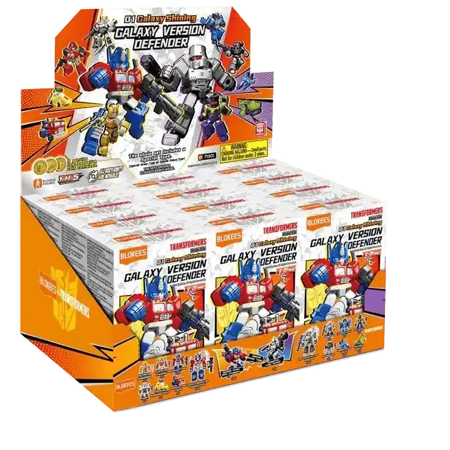 TRANSFORMERS Galaxy Shining Defender Version 01 modellkit blind box (12) | Mycket efterfrågad