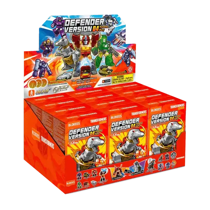 TRANSFORMERS TYRANTS FURY DEFENDER VERSION 04 Blind Box Set (12) - Bra pris just nu