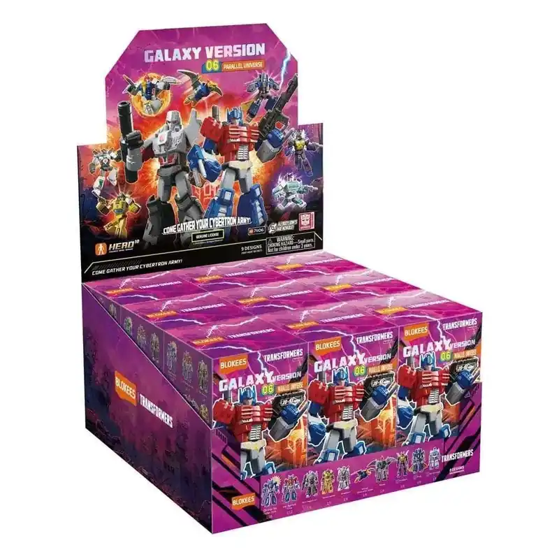 BLOKEES Transformers Parallel Universe Galaxy Version 06 modellkit blind box set (9) | Premiumkvalitet