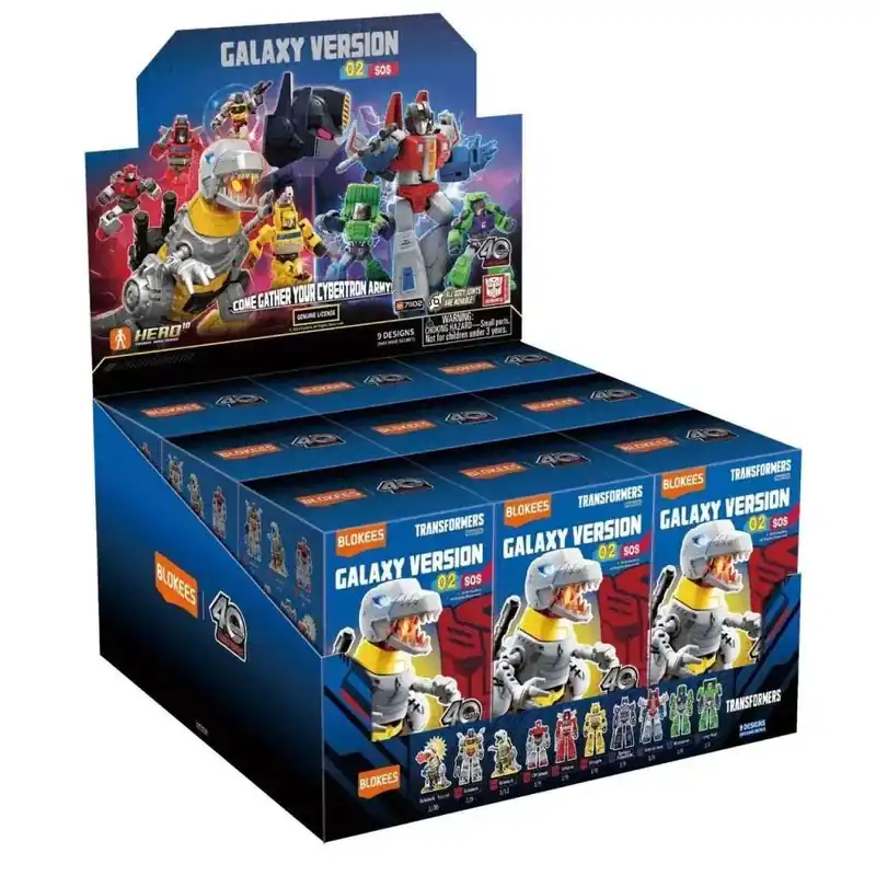 Handla säkert - Transformers SOS Galaxy Version 02 modellkit blind box set (9)
