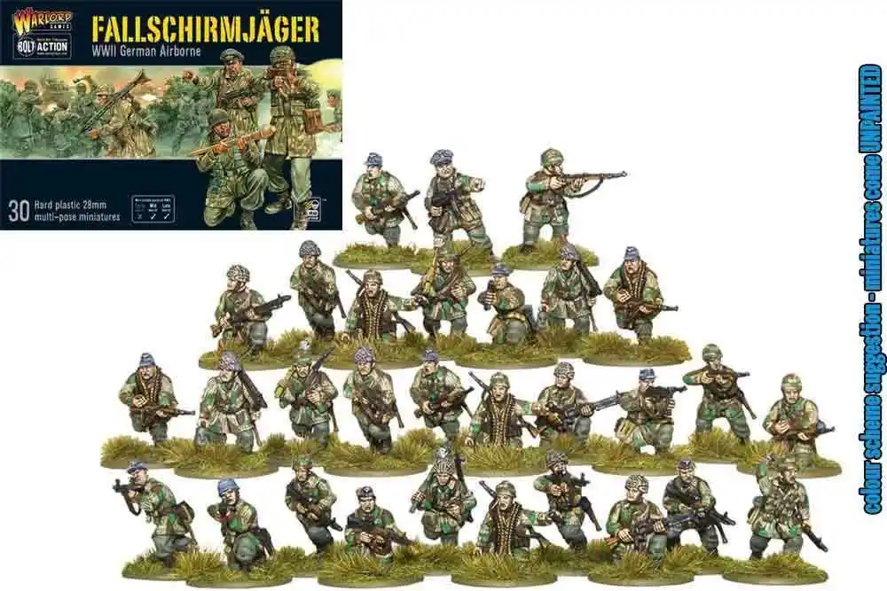 Tysk Fallschirmjäger Miniatyrset | Spara nu