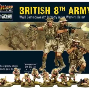 Bolt Action - British 8th Army Infantry - Finns i lager