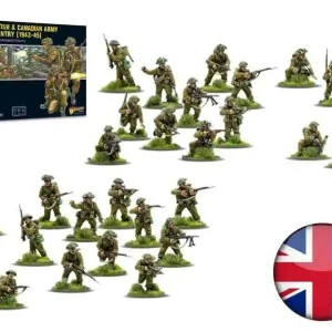 Erbjudande - Bolt Action - Brittiska & Kanadensiska Armén Infanteri (1943-45)