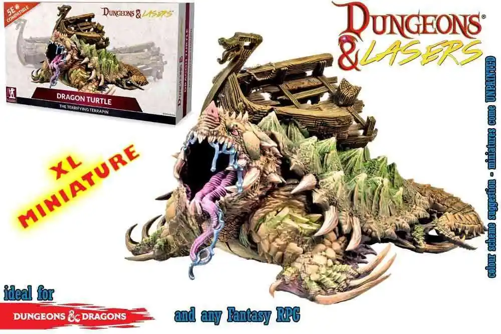 Snart slut | Dungeons & Lasers - Deuslair - Dragon Turtle