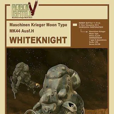 Premiumkvalitet | Machinen Krieger Måntyp Mk44 Ausf.h Whiteknight 1/20 byggsats