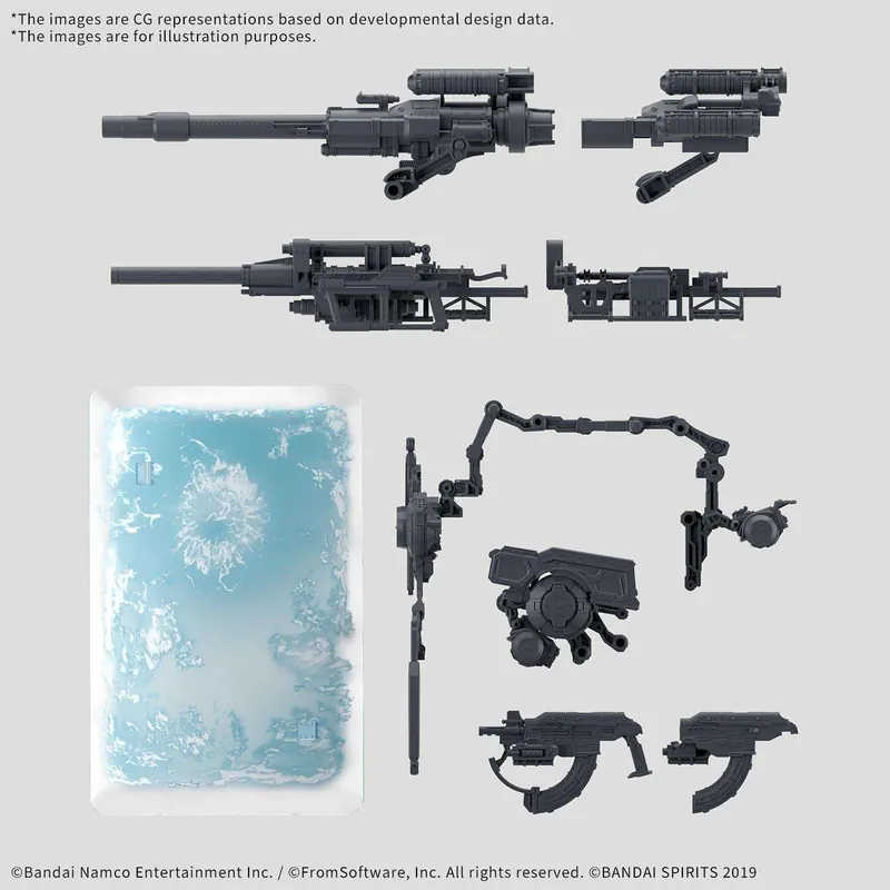 30 mm valfria delar set Armored Core VI Rubicon Eldars Vapenset 08 | Kundfavorit