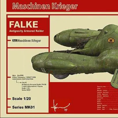 Fabrikspris | Maschinen Krieger Antigravitation Rustningsklädd Raider Pkf 85 Falke i skala 1/20 Mk