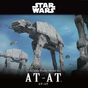 Star Wars At-at (Bandai) modellbyggsats i skala 1 144 med 161 delar och 160 mm höjd - Mycket populär