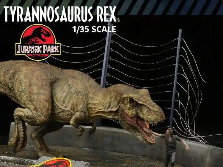 Jurassic Park T-rex 1/35 Plastmodell-kit - Nyhet hos oss