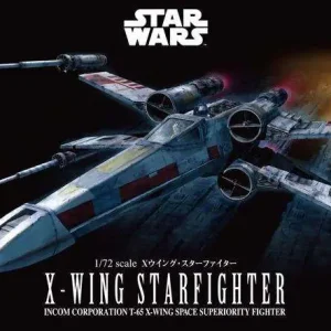 Star Wars X-wing Starfighter (bandai) - Detaljerad byggsats i skala 1 72 - Lägg i varukorg