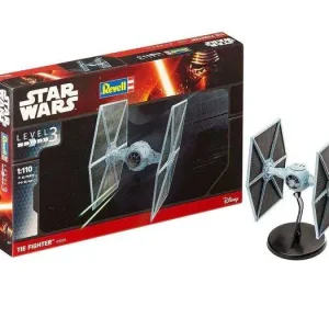 Star Wars TIE Fighter Mk Modellbyggsats för Klistrande och Målning - Plastmodell av Rymdskeppet TIE Fighter från Star Wars | Beställ idag