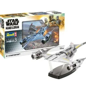 The Mandalorian N1 Starfighter Mk Byggsats i Skala 1 24 med 77 Delar, Inkluderar Grogu-säte och Pilotfigur | Beställ online
