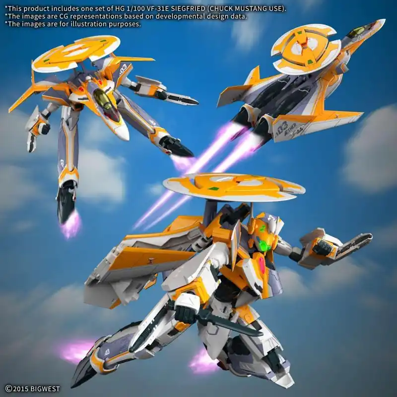 Hög kvalitet | Hg vf-31e Siegfried Chuck Mustang 1/100