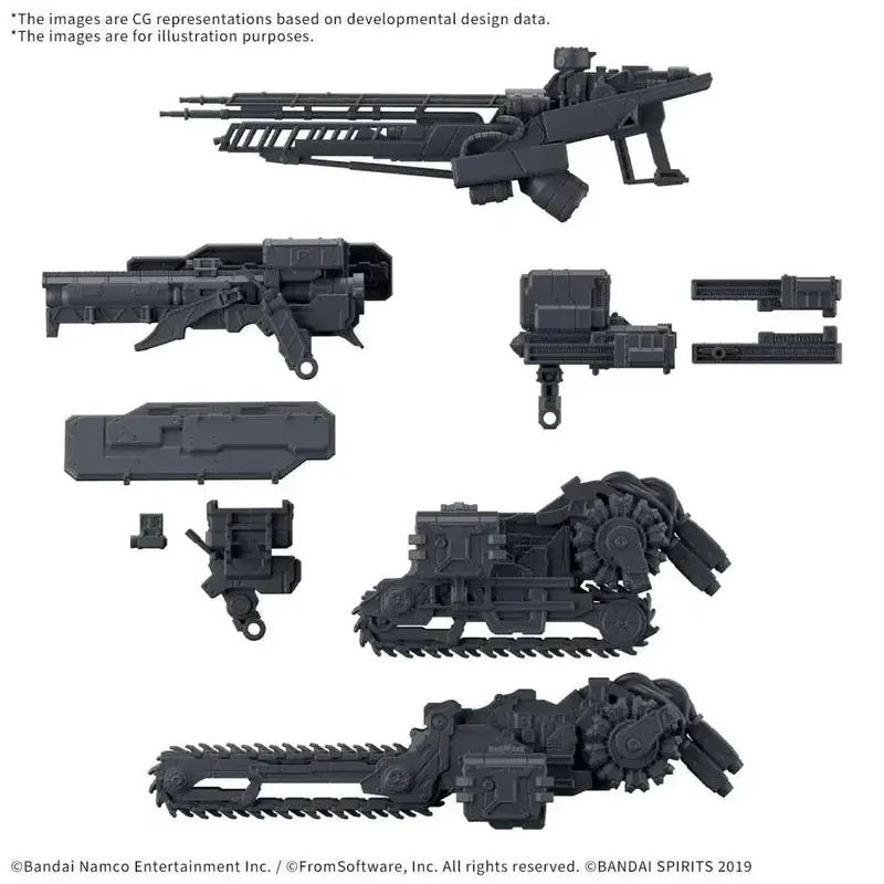 30mm alternativ delset för Armored Core VI Fires of Rubicon vapen set 07 - Nytt i webbutiken