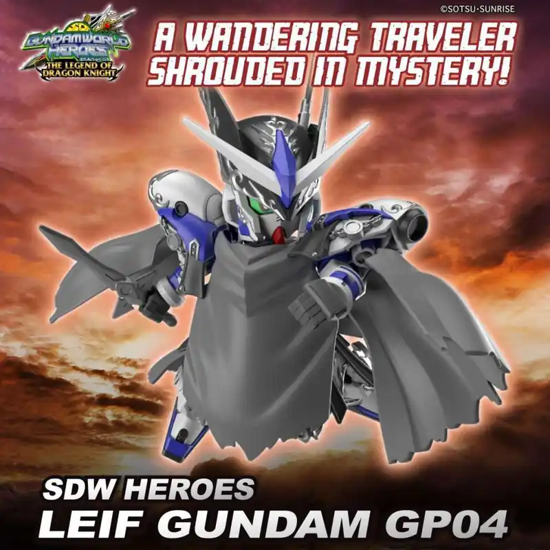 Sdw Heroes Leif Gundam GP04 - Samlarfigur | Enkel retur