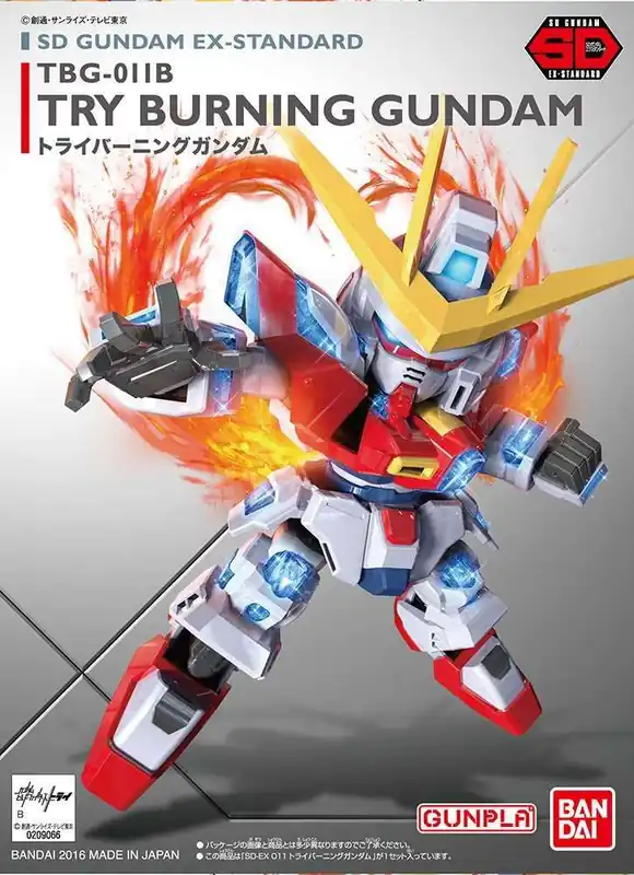 Premium - SD Gundam Try Burning EX STD 011 - Samurajliknande Modell