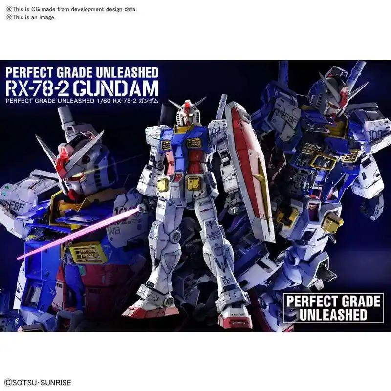 Kanonpris - PG Gundam RX-78-2 Unleashed 1/60 - Premium Modellbyggsats
