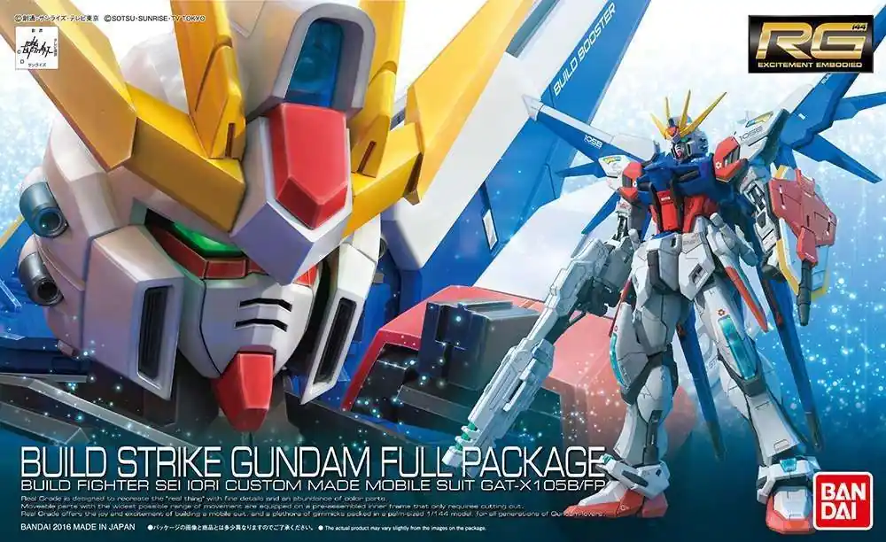 Kan beställas - RG 1/144 Gundam Build Strike Full Package 1/144 - Byggsats