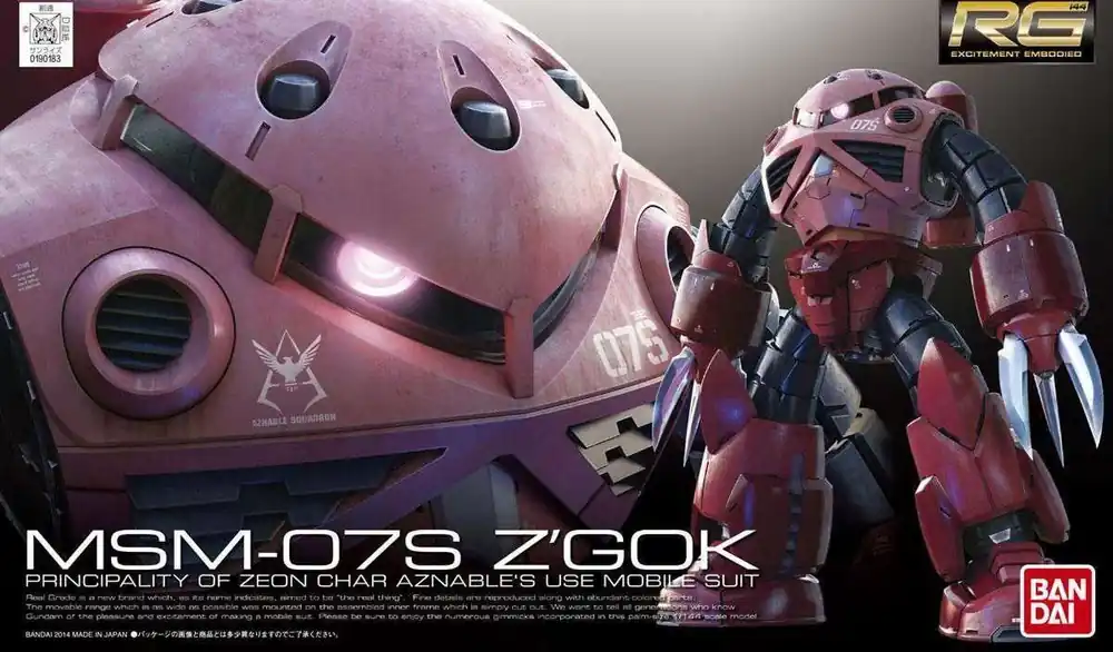 Rg z‘gok char custom 1/144 - En unik modell för samlare - Endast denna vecka