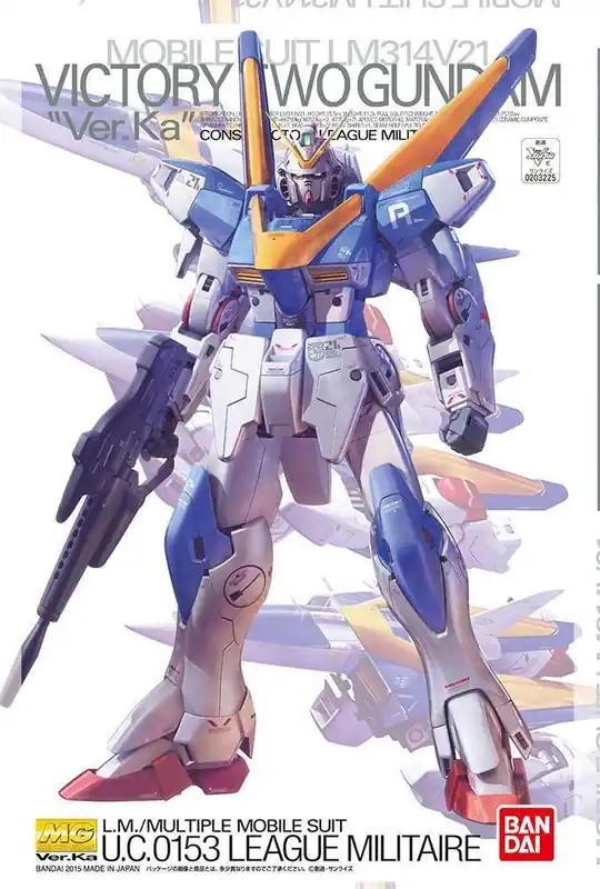 MG Gundam V 2 Ver Ka 1/100 - Modernt Modellbyggsats | Rabatt