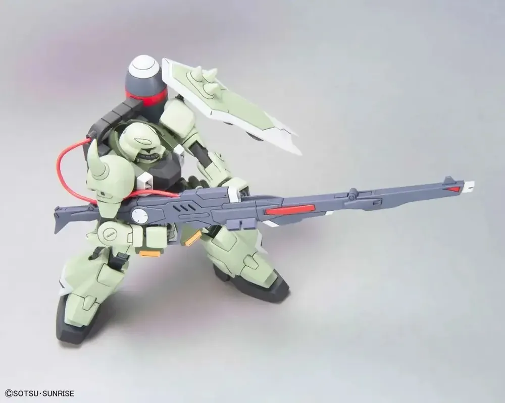 Lågt pris - HG Zaku Gunner Warrior 1/144 – Samlarobjekt för Modellbygge