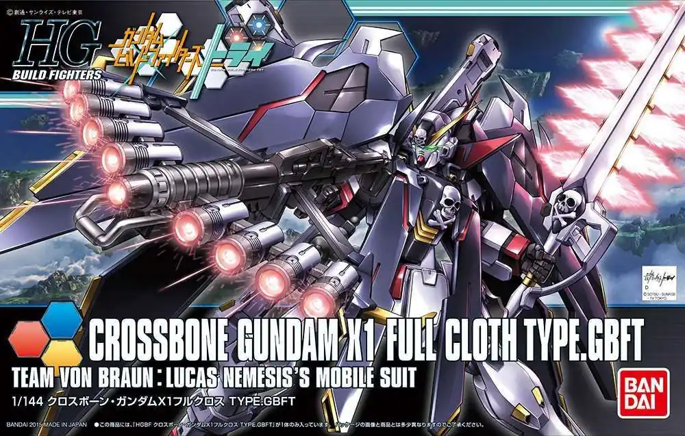 Kampanjpris | Hgbf Gundam Crossbone X1 Fullcloth 1/144 - Modellbyggesats