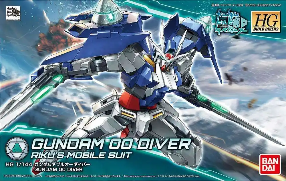 Hgbd Gundam 00 Diver 1/144 - Byggsats för Modellbyggare | Nyligen lanserat