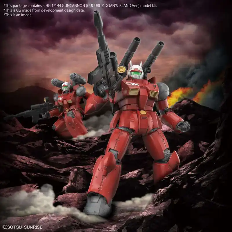 Hg Guncannon Cucuruz Doan 1/144 - Modellbyggsats - Ny lansering