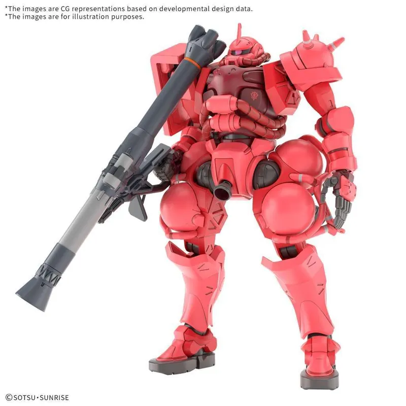 Hg Zaku Char GQ 1/144 - Det Perfekta Modellbygge | Finns i lager