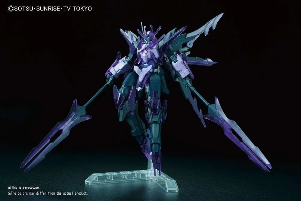 HG Gundam Transient Glacier 1/144 – Detaljerad Modellbyggsats - Enkel retur