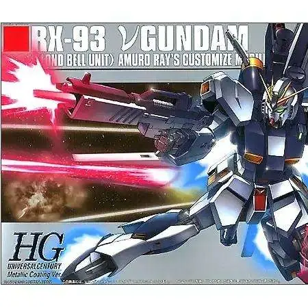 Skaffa nu | HG Gundam NU Metallic Coat 1/144 - Detaljerad Modell med Glänsande Omslag